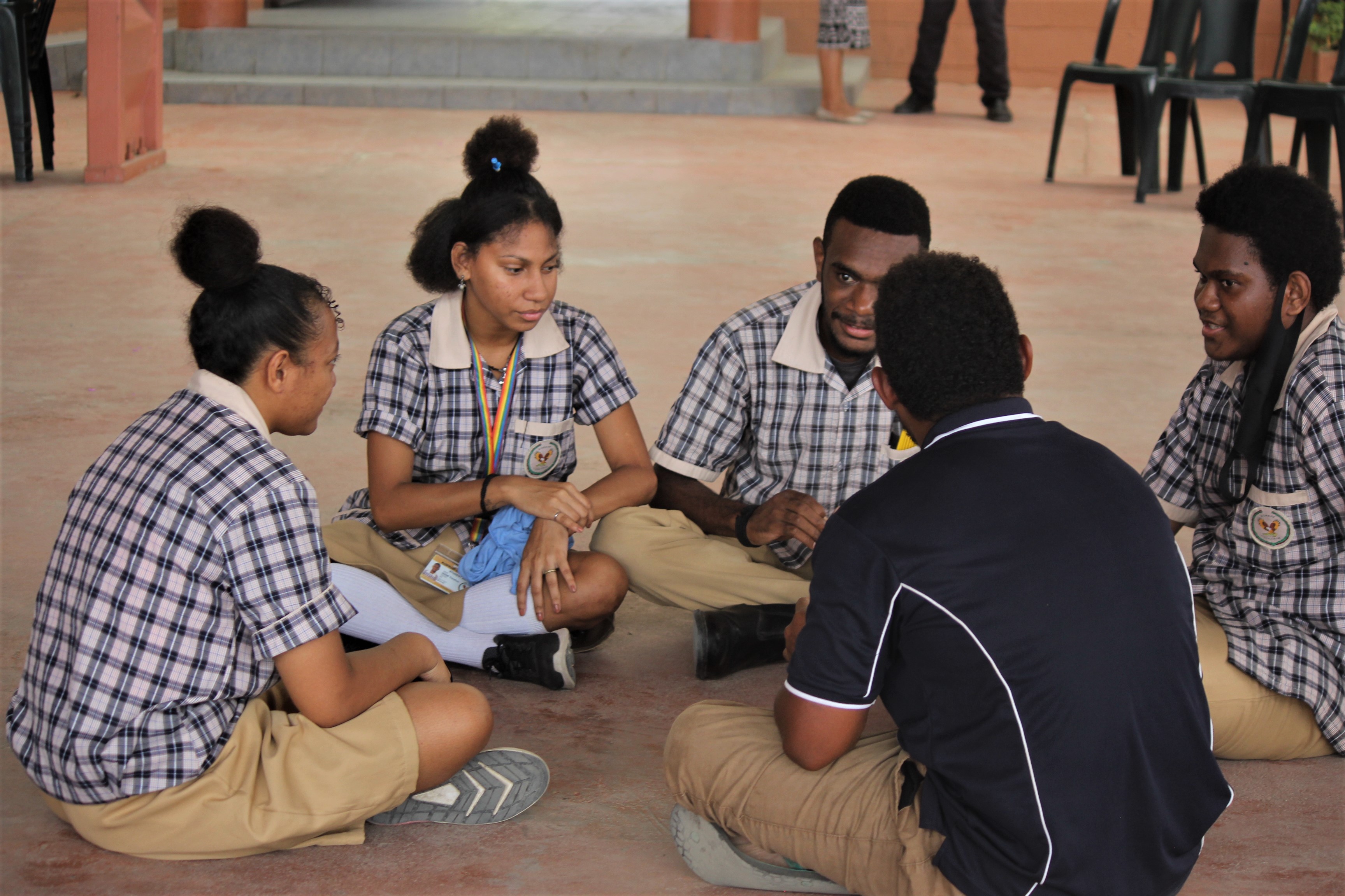 Students Deep In Discussion With Ywam Team 